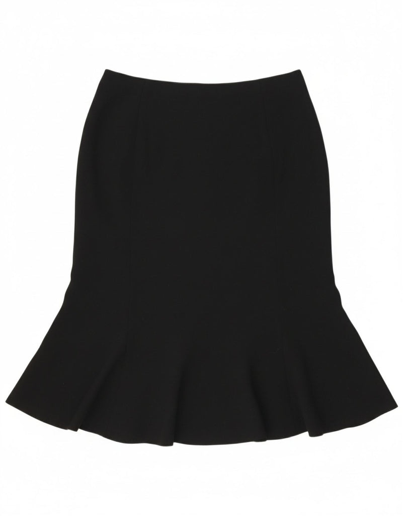 JAQUES VERT Womens Trumpet Skirt UK 18 XL W36  Black Polyester Vintage Jaques Vert and Second-Hand Jaques Vert from Messina Hembry 