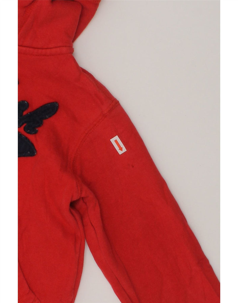 OSH KOSH Boys Graphic Zip Hoodie Sweater 4-5 Years Red Cotton | Vintage Osh Kosh | Thrift | Second-Hand Osh Kosh | Used Clothing | Messina Hembry 