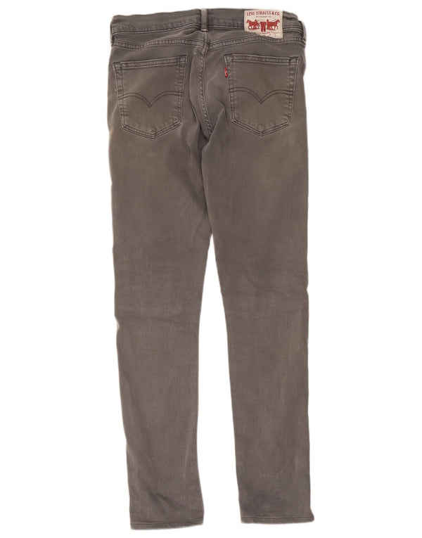 Levi's Mens Skinny Jeans W32 L34 Grey Cotton