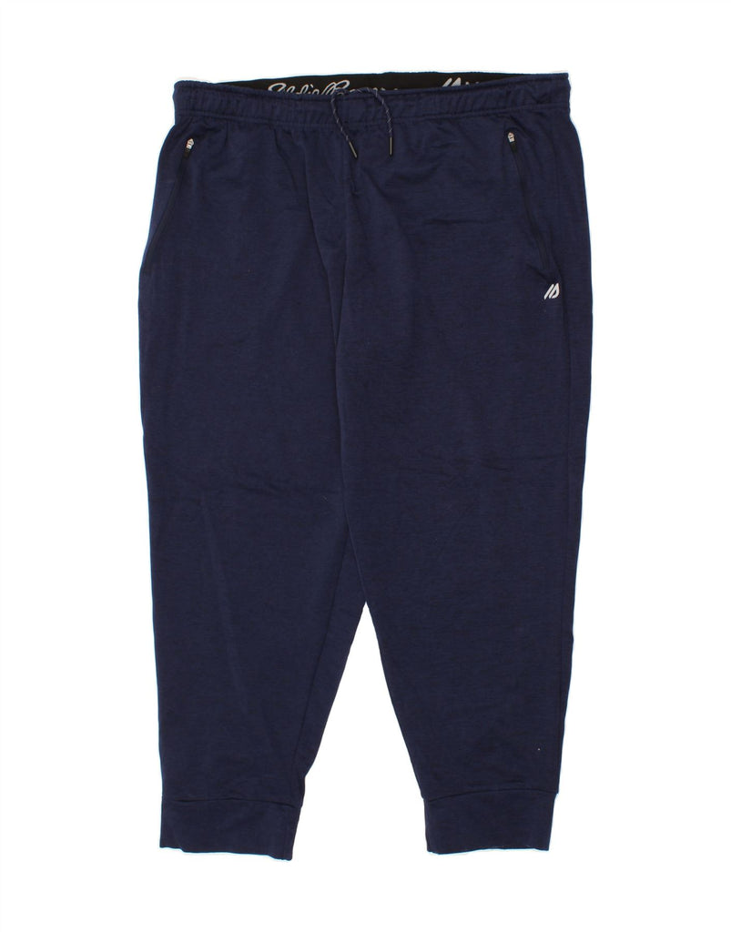 EDDIE BAUER Mens Tracksuit Trousers Joggers 2XL  Navy Blue Polyester Vintage Eddie Bauer and Second-Hand Eddie Bauer from Messina Hembry 