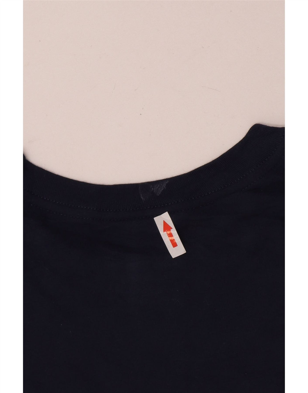 NIKE Mens Arizona Graphic Top Long Sleeve Small Navy Blue Cotton