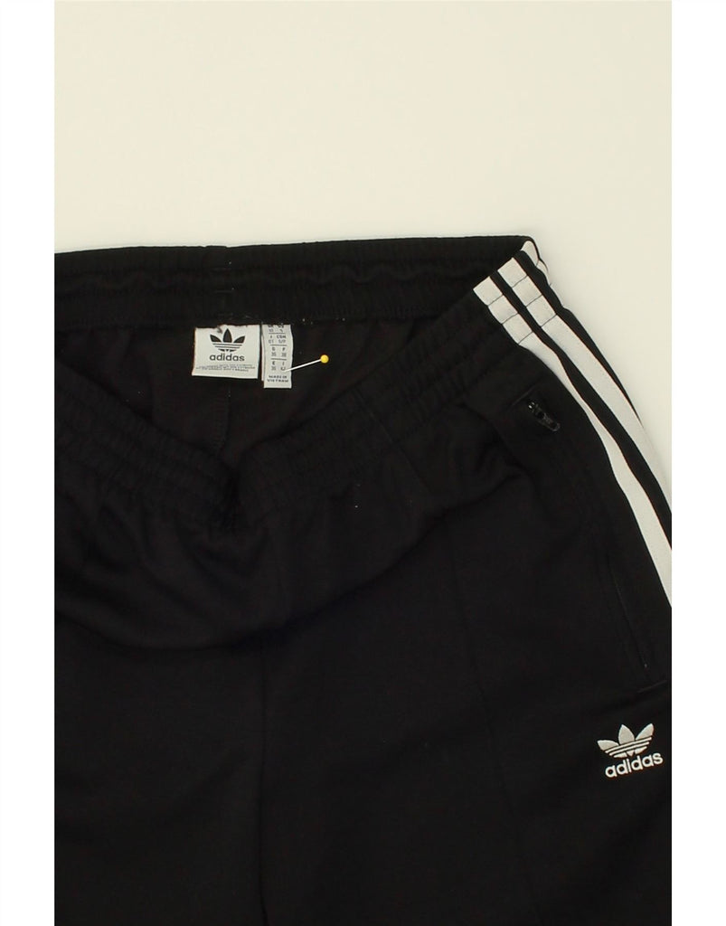 ADIDAS Womens Tracksuit Trousers UK 10 Small Black | Vintage Adidas | Thrift | Second-Hand Adidas | Used Clothing | Messina Hembry 