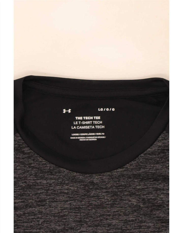 Under Armour Mens T-Shirt Top Large Grey Flecked