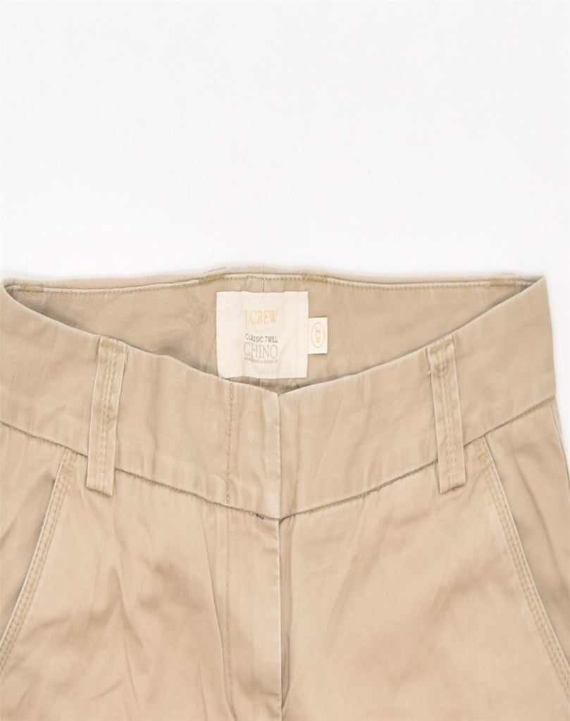 J. CREW Womens Tall Flare Chino Trousers US 8 Medium W32 L35 Brown Cotton | Vintage | Thrift | Second-Hand | Used Clothing | Messina Hembry 