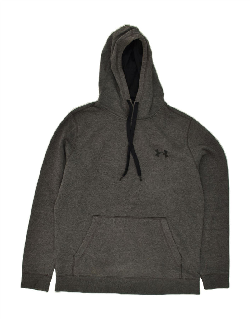 UNDER ARMOUR Mens Hoodie Jumper Medium Grey Cotton | Vintage Under Armour | Thrift | Second-Hand Under Armour | Used Clothing | Messina Hembry 