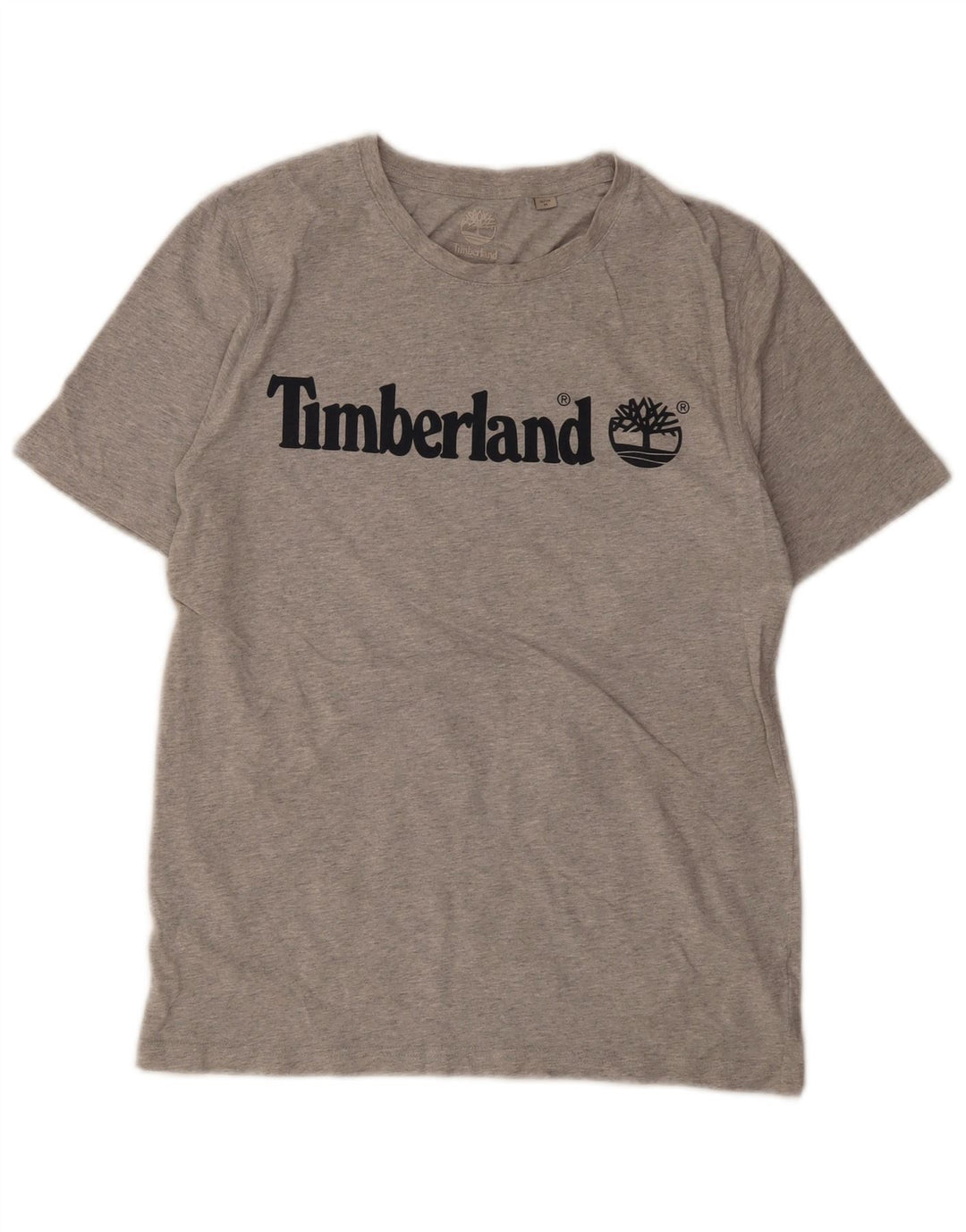 Timberland Boys Graphic T-Shirt Top 15-16 Years Medium Grey Cotton