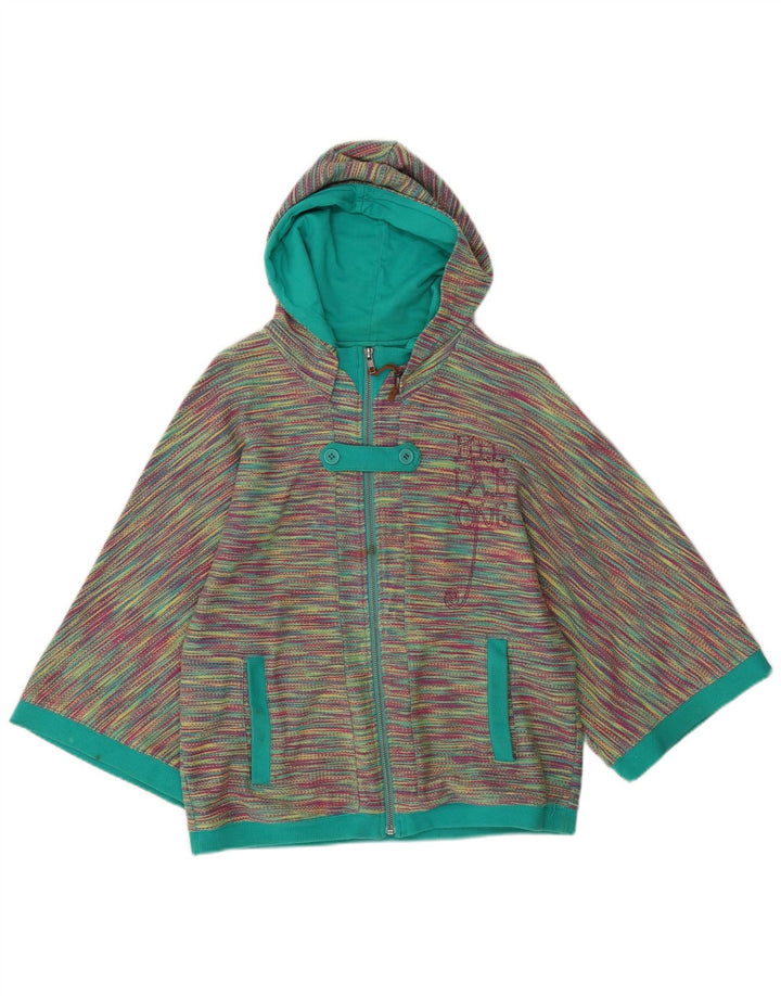Billabong Womens Graphic Zip Hoodie Sweater UK 12 Medium Multicoloured