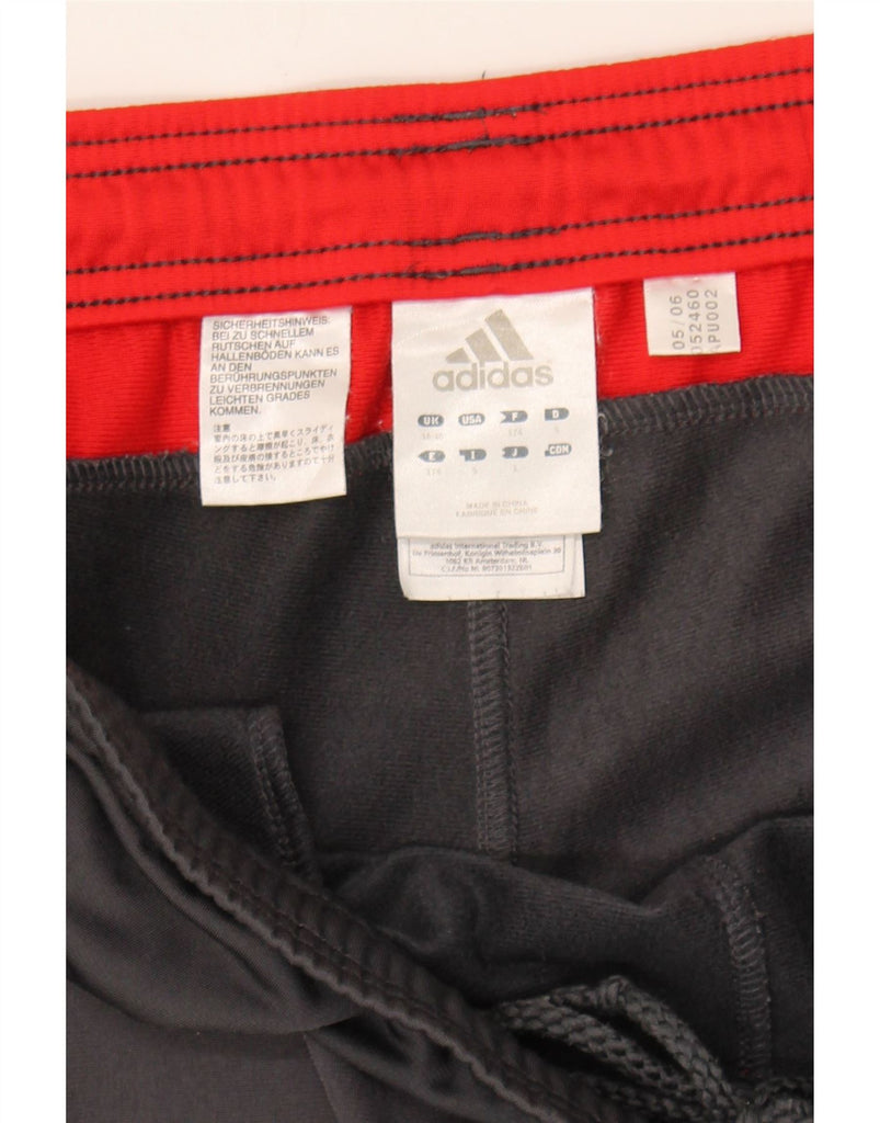 ADIDAS Mens Tracksuit Trousers UK 38/40 Medium  Black Colourblock Vintage Adidas and Second-Hand Adidas from Messina Hembry 