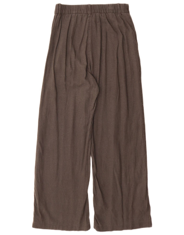 Hollister Womens Livvy High Waist Wide Leg Trousers Small W26 L29 Grey