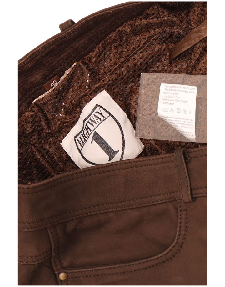 Highway 1 Womens Straight Trousers EU 40 Medium W30 L31 Brown