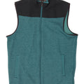 Under Armour Mens Sleeveless Tracksuit Top Jacket Medium Green Colourblock