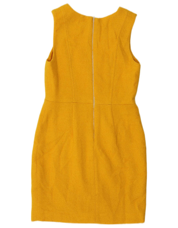 Swish Womens Sleeveless Sheath Dress IT 46 Large Yellow