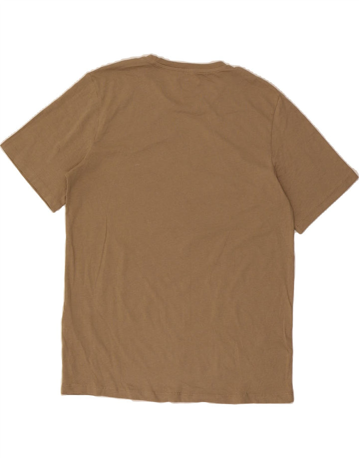JACK & JONES Mens Graphic T-Shirt Top Large Brown Cotton Vintage Jack & Jones and Second-Hand Jack & Jones from Messina Hembry 