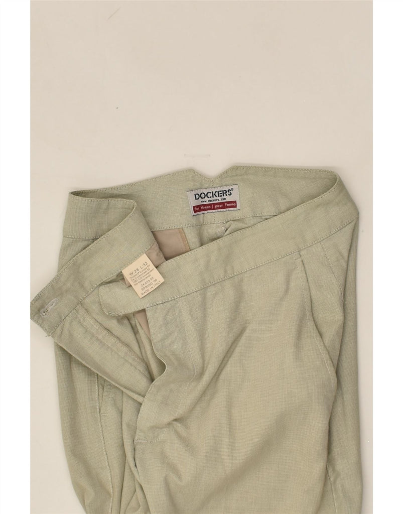 DOCKERS Womens Straight Casual Trousers W28 L29 Beige | Vintage Dockers | Thrift | Second-Hand Dockers | Used Clothing | Messina Hembry 