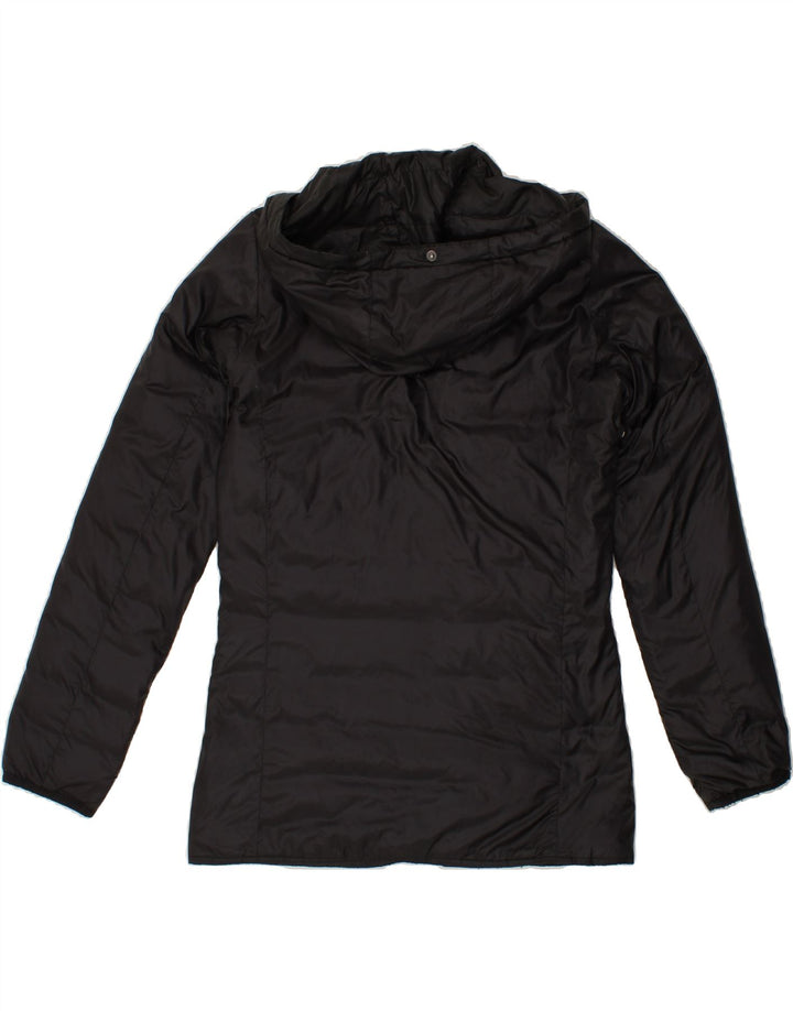 WOOLRICH Womens Hooded Reversible Padded Jacket UK 6 XS Black Nylon Vintage Woolrich and Second-Hand Woolrich from Messina Hembry 