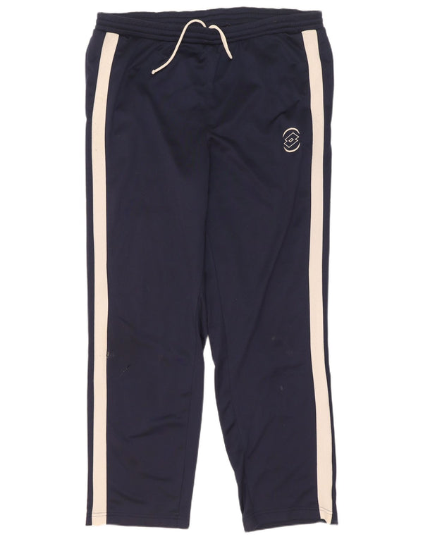 Lotto Mens Tracksuit Trousers UK 42/44 XL Navy Blue Colourblock Polyester