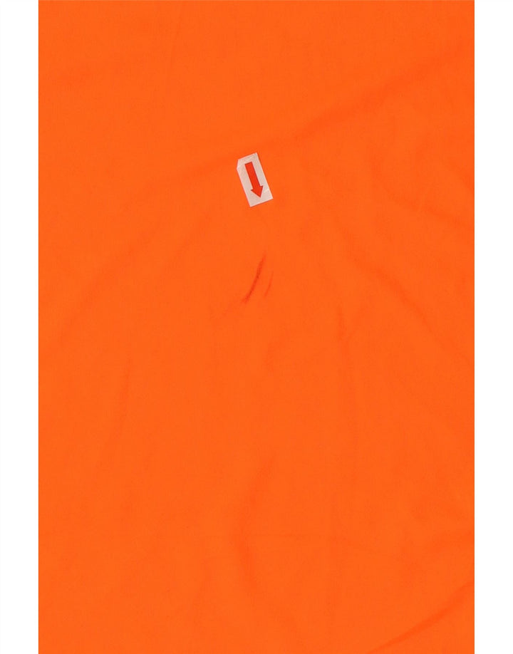 ADIDAS Mens Climalite T-Shirt Top Large Orange Polyester