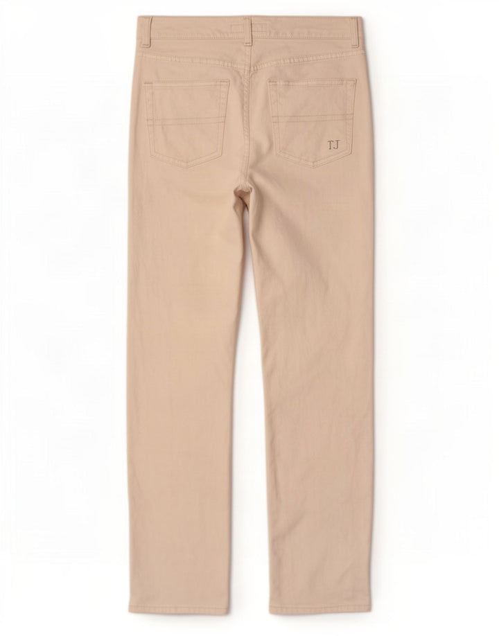 Trussardi Mens Straight Jeans W33 L33 White Cotton