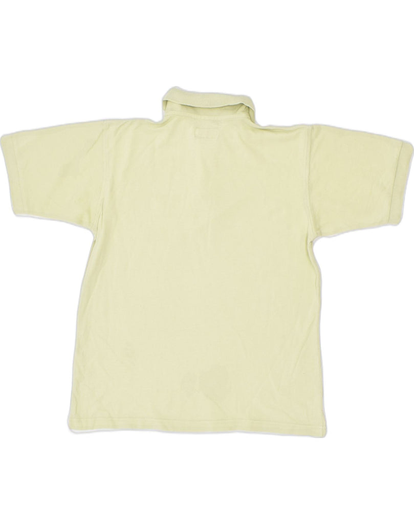 INVICTA Womens Polo Shirt UK 12 Medium Yellow Cotton | Vintage Invicta | Thrift | Second-Hand Invicta | Used Clothing | Messina Hembry 