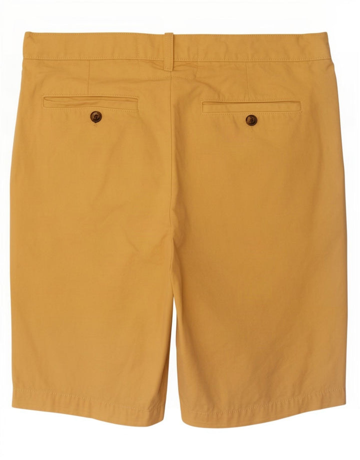 Jack Wills Mens Chino Shorts W34 Large Yellow Cotton