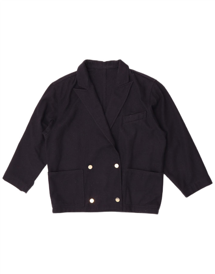 Penny Black Womens Oversized Blazer Jacket UK 10 Small Navy Blue
