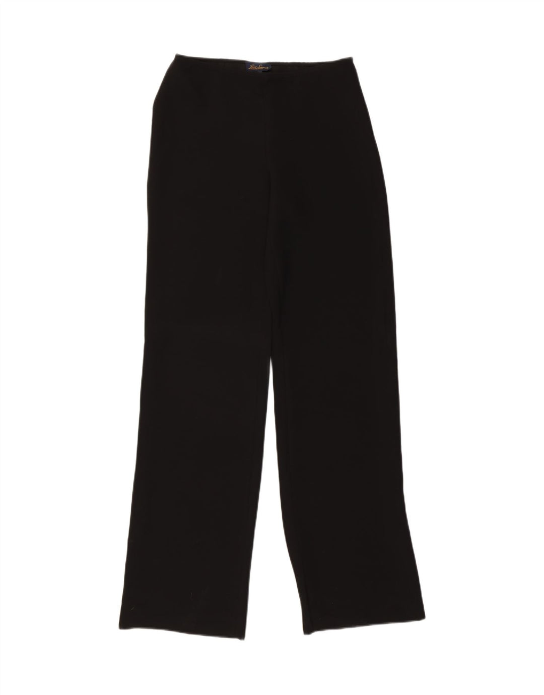 LUISA SPAGNOLI Womens Straight Casual Trousers IT 42 Medium W28 Black Vintage Luisa Spagnoli and Second-Hand Luisa Spagnoli from Messina Hembry 