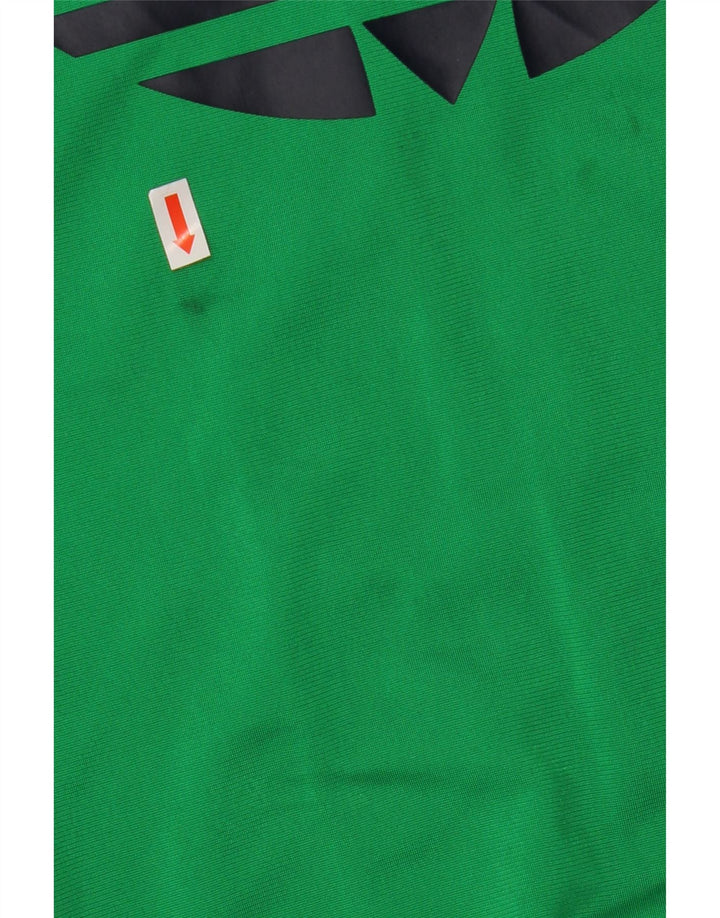 Adidas Womens Graphic Tracksuit Top Jacket EU 40 Medium Green Polyester