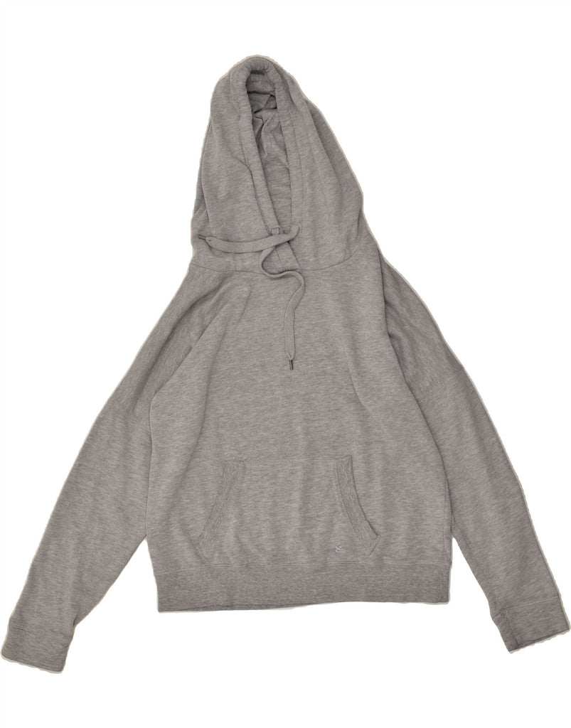 FISHBONE Womens Hoodie Jumper UK 14 Medium Grey | Vintage Fishbone | Thrift | Second-Hand Fishbone | Used Clothing | Messina Hembry 