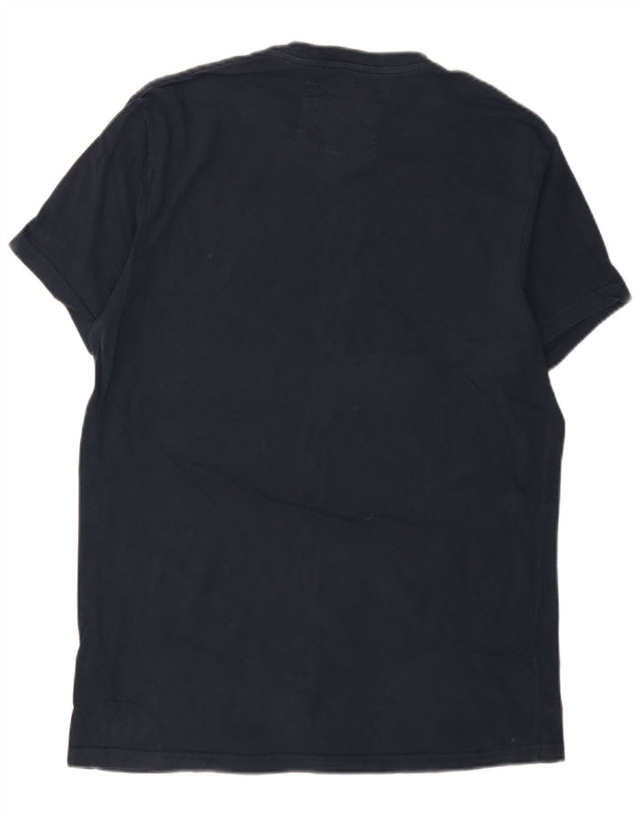 Jack Wills Mens Graphic T-Shirt Top XS Navy Blue Cotton