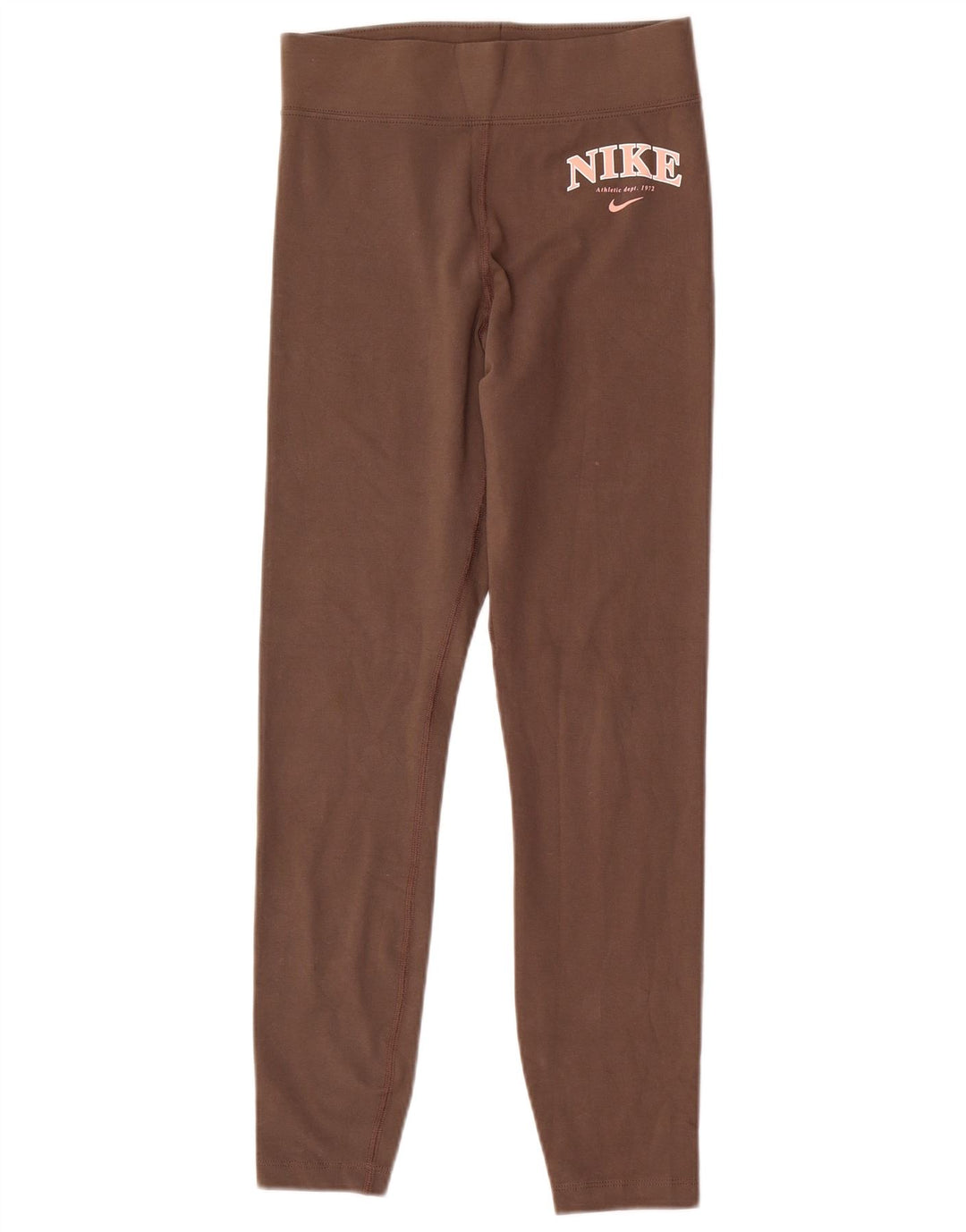 Nike Womens Graphic Leggings UK 10 Small  Brown Cotton