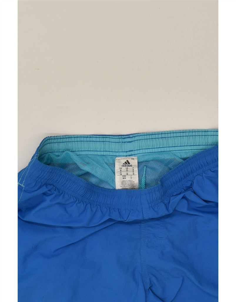 ADIDAS Mens Sport Shorts Medium Blue Polyamide | Vintage Adidas | Thrift | Second-Hand Adidas | Used Clothing | Messina Hembry 