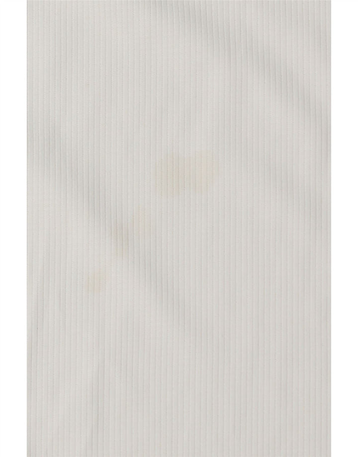 ADIDAS Mens Real Madrid Graphic T-Shirt Top Medium White Polyester