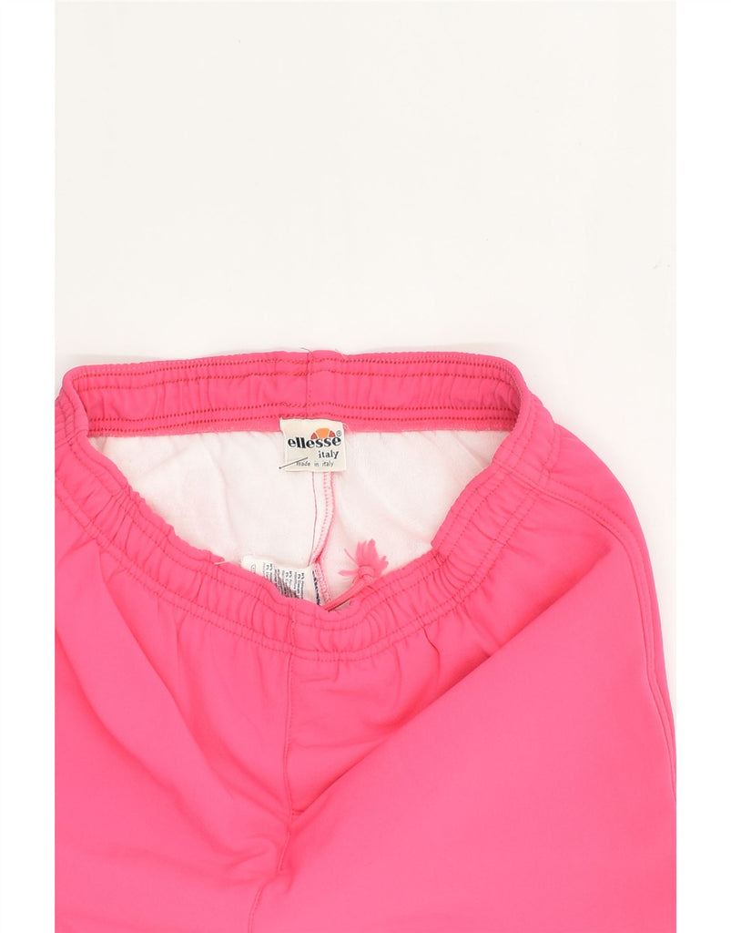 ELLESSE Womens Stirrup Tracksuit Trousers UK 4 XS Pink Polyamide | Vintage Ellesse | Thrift | Second-Hand Ellesse | Used Clothing | Messina Hembry 