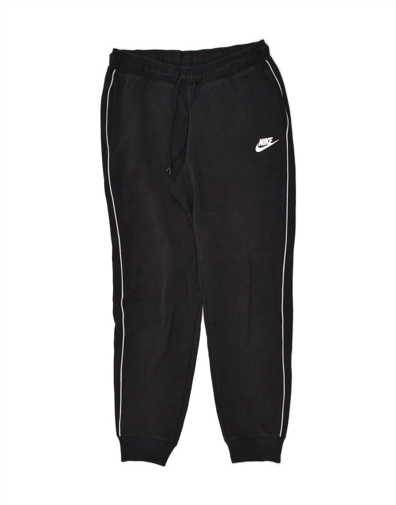 NIKE Womens Tracksuit Trousers Joggers UK 10 Small Black Cotton Vintage Nike and Second-Hand Nike from Messina Hembry 