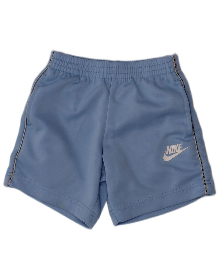 Nike Boys Sport Shorts 3-4 Years XS Blue Polyester