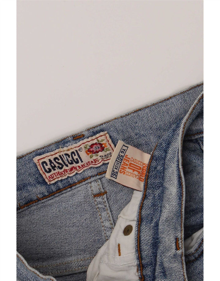 Casucci Womens High Waist Jeans W29 L26 Blue Cotton