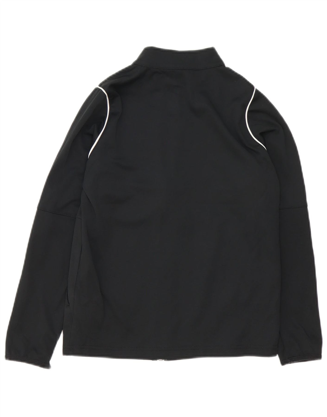 NIKE Boys Dri Fit Graphic Tracksuit Top Jacket 10-11 Years Medium Black