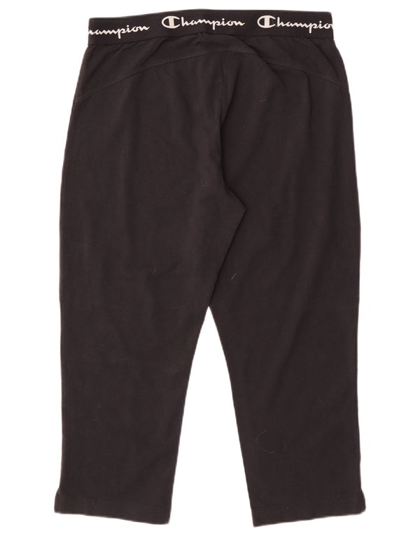 Champion Womens Capri Graphic Tracksuit Trousers UK 16 Large  Black