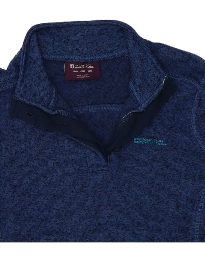 MOUNTAIN WAREHOUSE Womens Sweatshirt Jumper UK 16 Large Blue Flecked Vintage Mountain Warehouse and Second-Hand Mountain Warehouse from Messina Hembry 