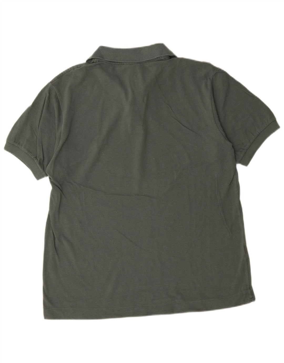Lacoste Mens Polo Shirt Size 4 Medium Green Cotton