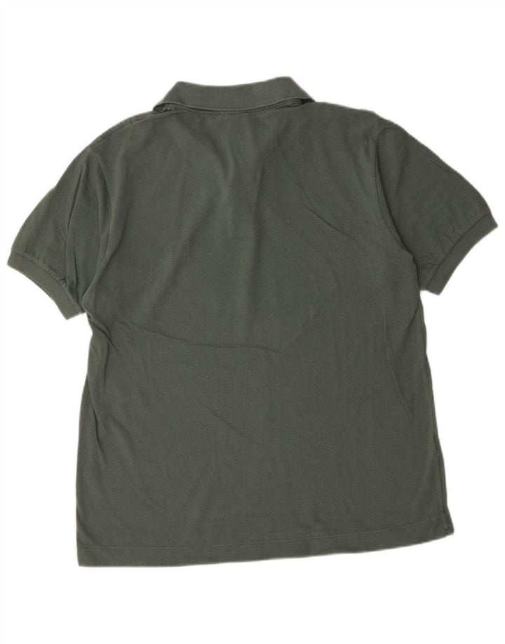 Lacoste Mens Polo Shirt Size 4 Medium Green Cotton