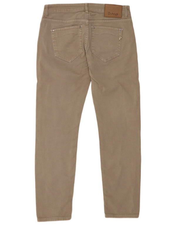 Dondup Womens Slim Jeans W28 L27 Beige Cotton