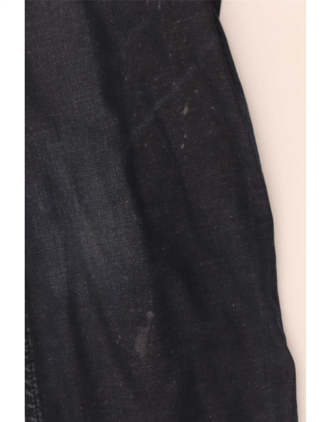 Marlboro Classics Mens Distressed Straight Jeans W36 L32 Navy Blue Cotton
