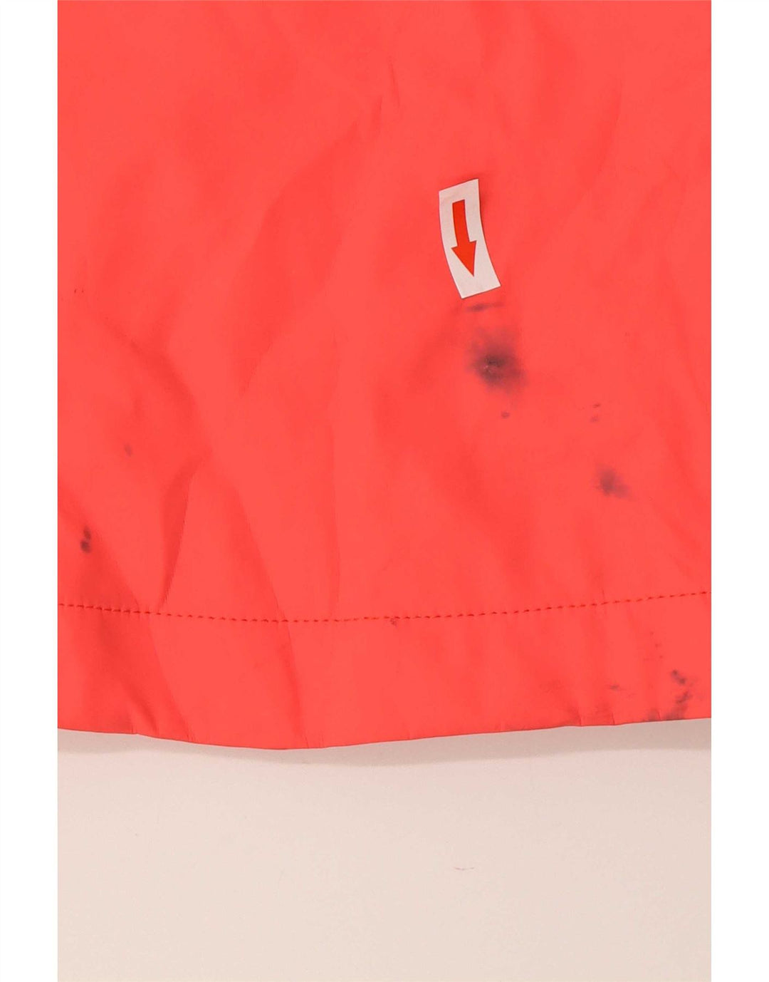 Marks & Spencer Womens Hooded Oversized Rain Jacket UK 8 Small Orange
