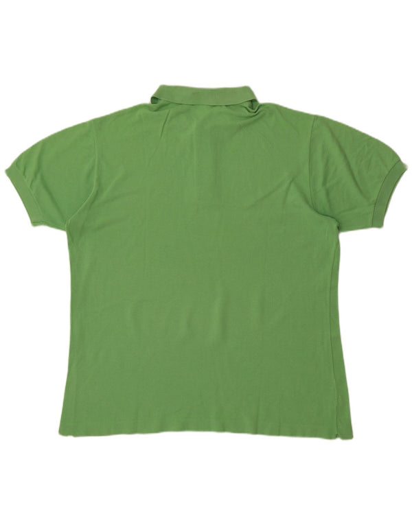 Lacoste Mens Polo Shirt Size 6 XL Green Cotton