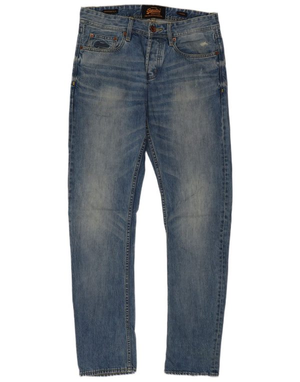 Superdry Mens Loose Jeans W30 L32 Blue Cotton