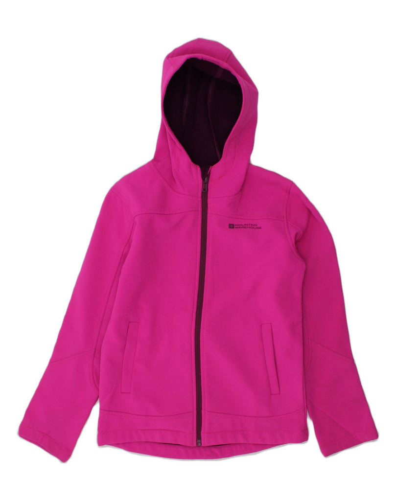 MOUNTAIN WAREHOUSE Girls Hooded Windbreaker Jacket 9-10 Years Pink | Vintage Mountain Warehouse | Thrift | Second-Hand Mountain Warehouse | Used Clothing | Messina Hembry 