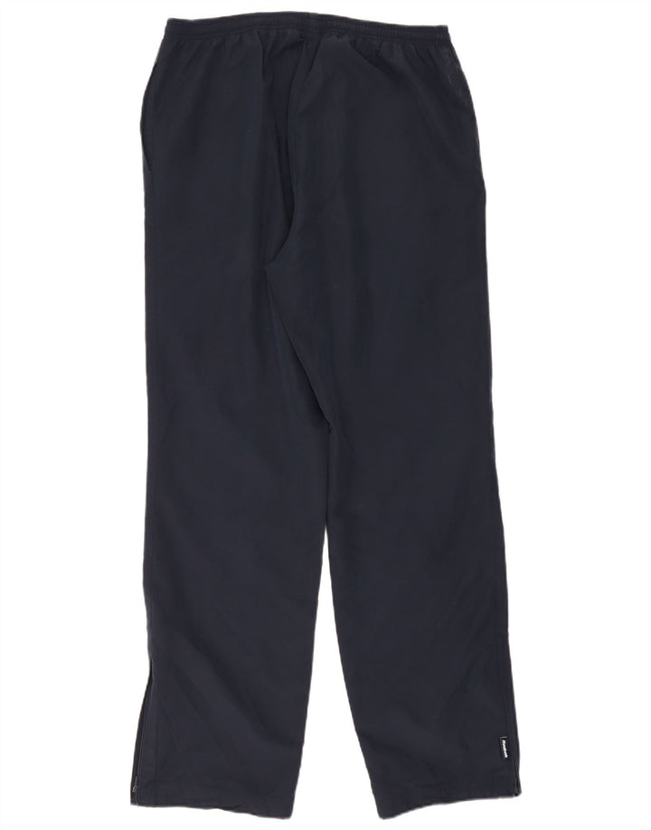 Reebok Womens Tracksuit Trousers UK 14 Large Navy Blue Polyester
