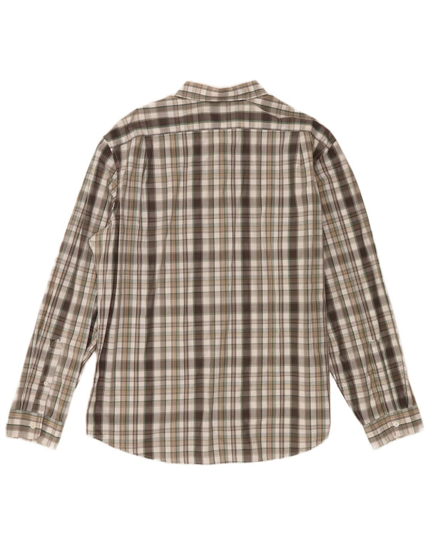 Eddie Bauer Mens Classic Fit Shirt XL Multicoloured Check Cotton