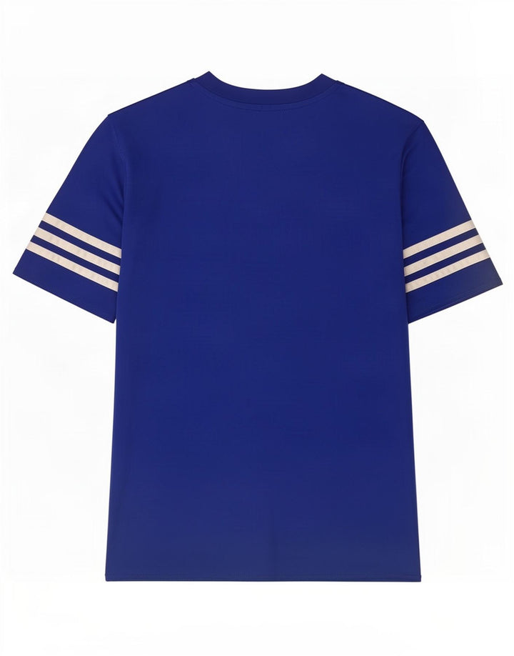 Adidas Boys Climalite T-Shirt Top 11-12 Years Blue Polyester